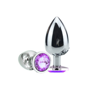PLUG DE ACERO SMALL CON STRASS