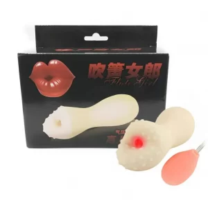 MASTURBADOR MASCULINO CON BOMBA FLUTE GIRL