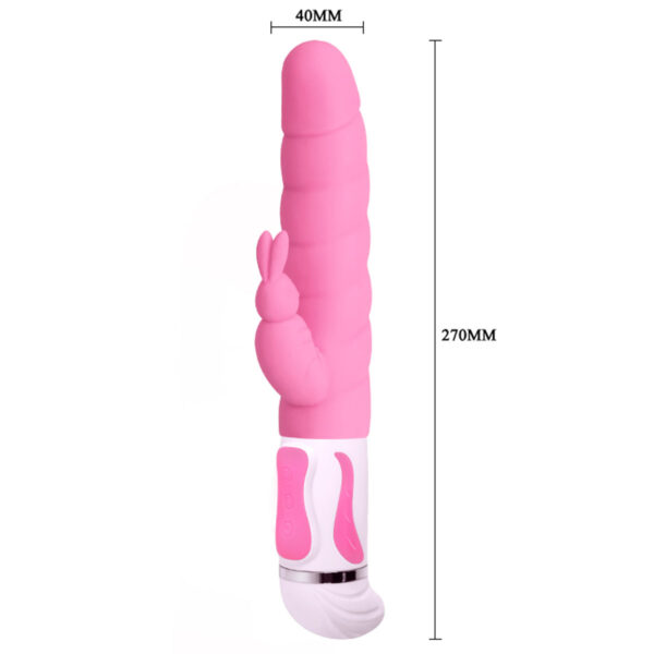 VIBRADOR RABBIT ROTADOR PRETTY LOVE STEVEN   27 x 4,1 - Imagen 3