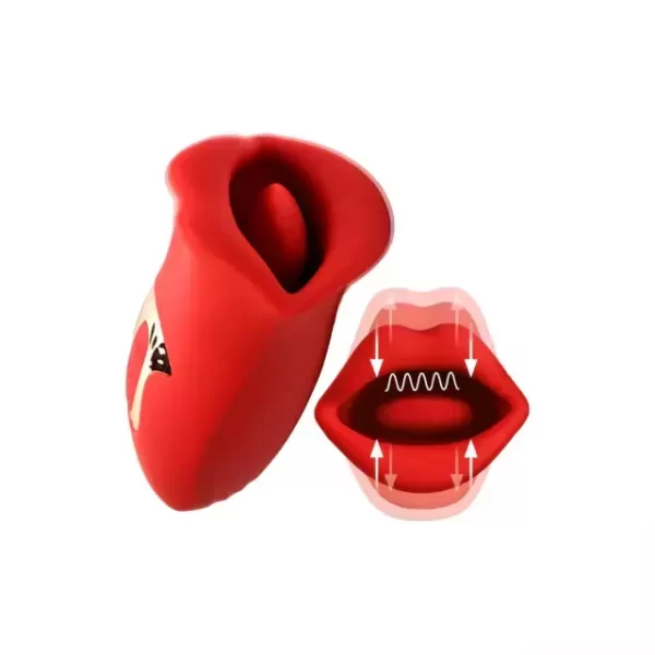 ESTIMULADOR ORAL BOCA VIBRADOR ESTIMULADOR DE CLITORIS USB - Imagen 5