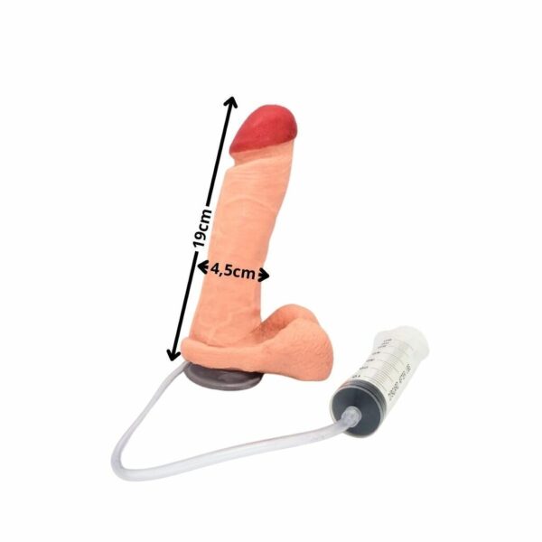 CONSOLADOR EYACULADOR REALISTICO COCK 19 X4.5 - Imagen 6