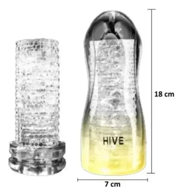 MASTURBADOR TRANSPARENTE VAGINA