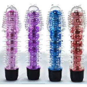 VIBRADOR  DE SILICONA CON TACHA