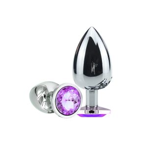 PLUG DE ACERO SMALL CON STRASS