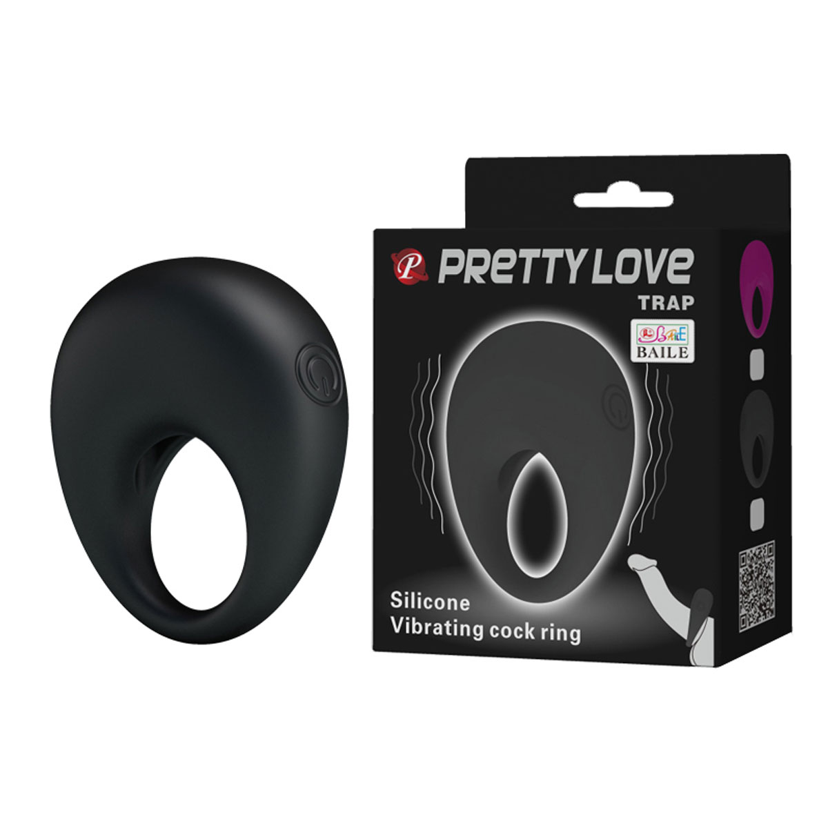ANILLO VIBRADOR PRETTY LOVE TRAP - Imagen 2