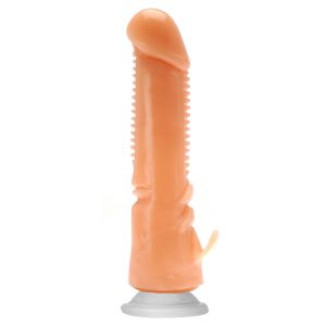 DILDO RAYADOR VENTOSA  17 x 3,8 cm.