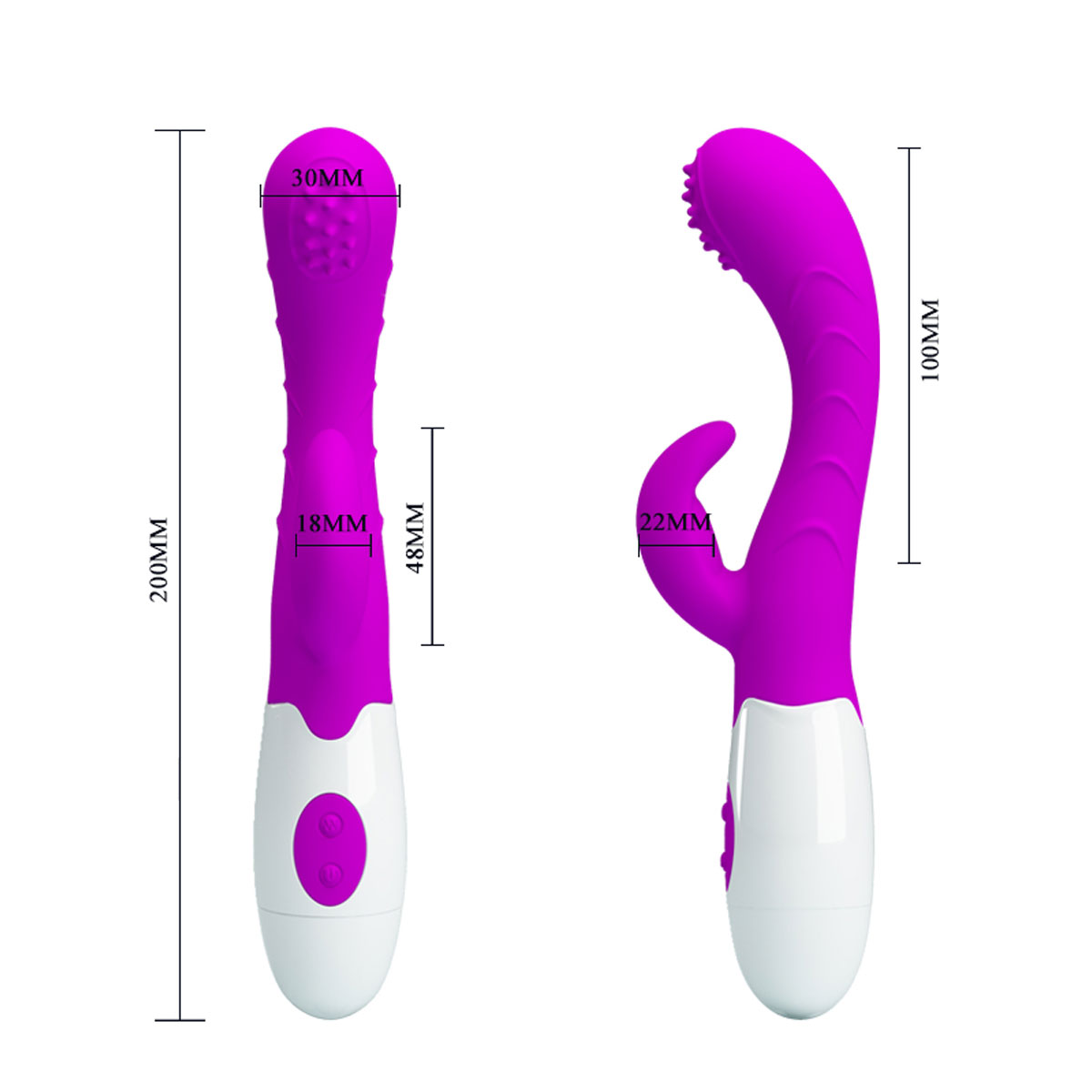 VIBRADOR RABBIT PRETTY LOVE BRUNO - Imagen 3