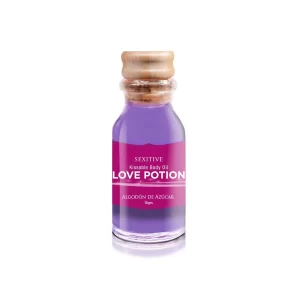 Aceite Corporal Saborizado Sexitive Love Potion Algodon De Azucar 15 ml